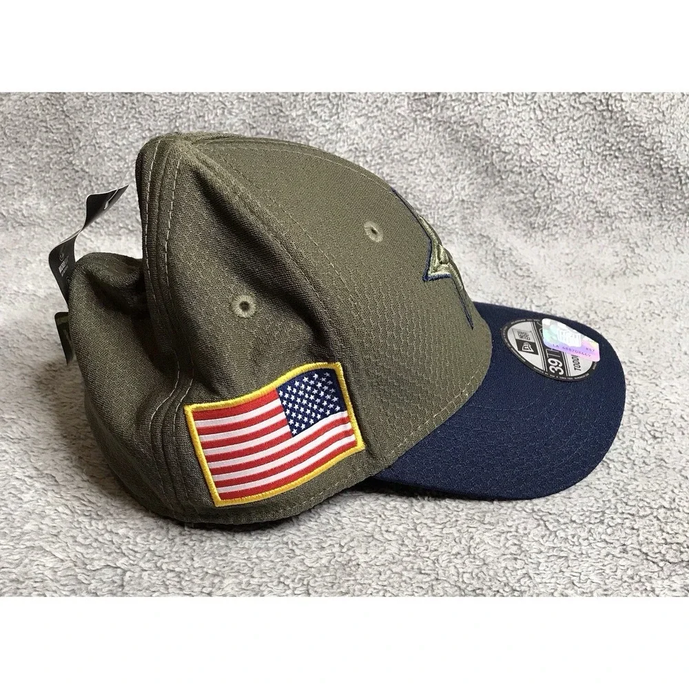 NEW NFL Dallas New Era 39THIRTY On Field Salute To Service Hat Cap Toddler-Child